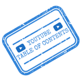 Youtube Table of Contents