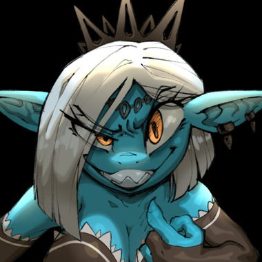 Blue gobbo