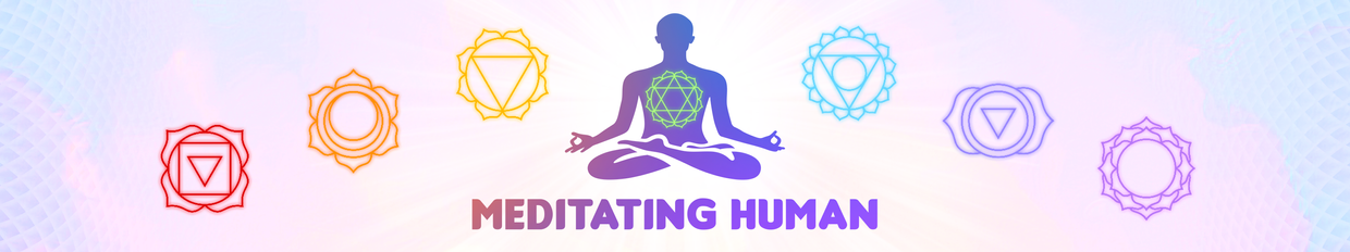 meditating human profile