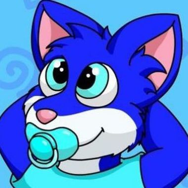 Blue cat doodles